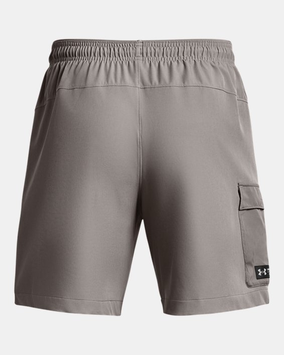 Men's UA RUSH™ Woven Cargo Shorts in Gray image number 6